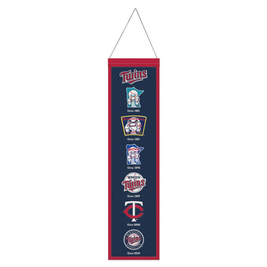 Minnesota Twins Banner Wool 8x32 Heritage Evolution Design