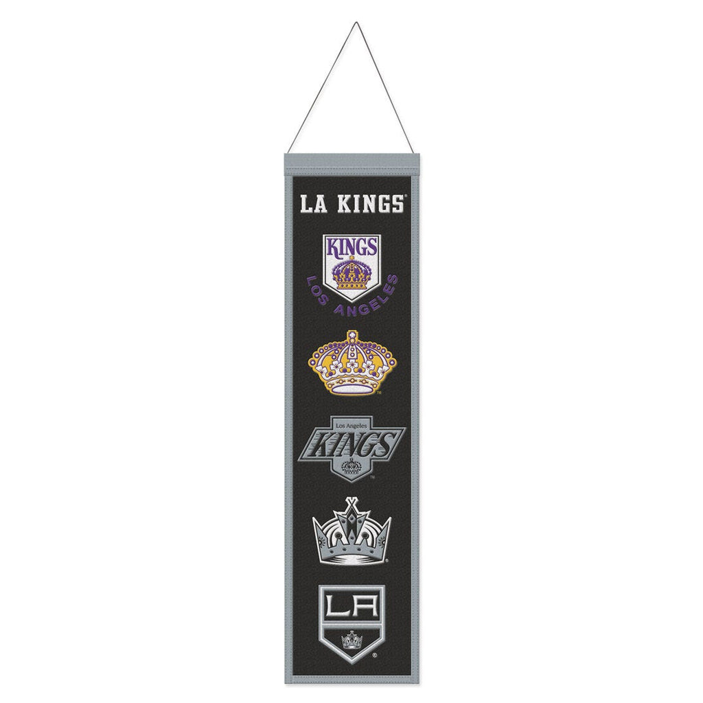 Los Angeles Kings Banner Wool 8x32 Heritage Evolution Design Special Order