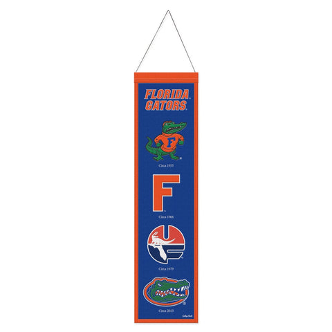 Florida Gators Banner Wool 8x32 Heritage Evolution Design Special Order