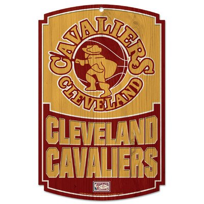 Cleveland Cavaliers Sign 11x17 Wood Hardwoods Design