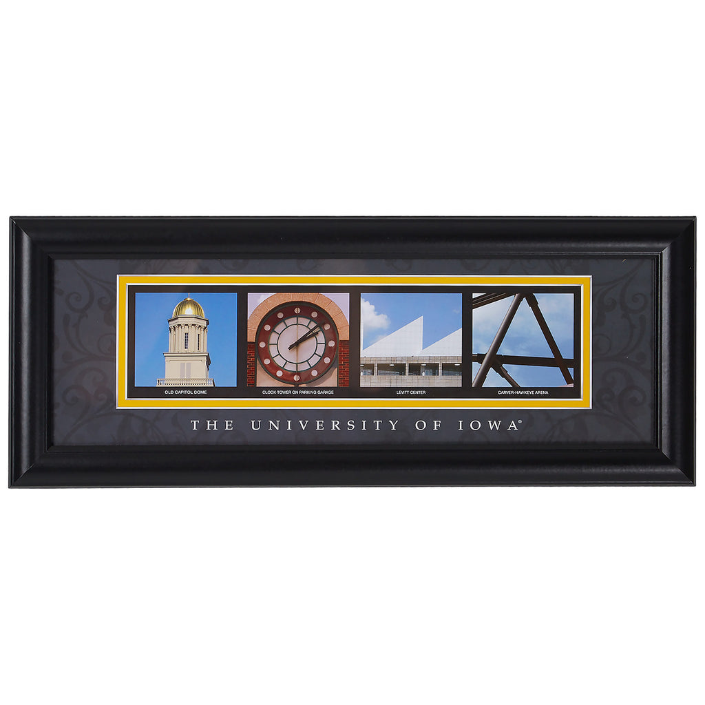 Iowa Hawkeyes Letter Art Print Iowa