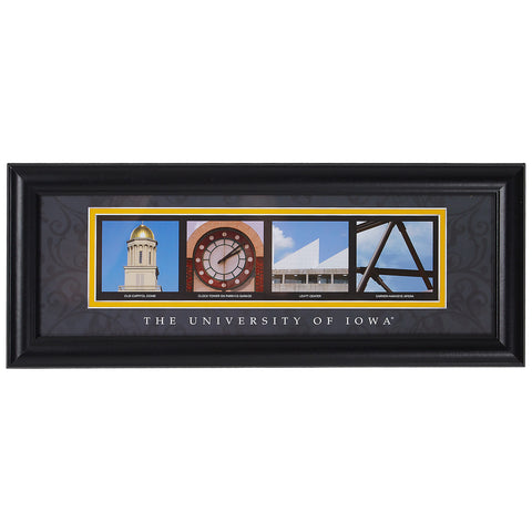 Iowa Hawkeyes Letter Art Print Iowa