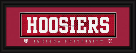 Indiana Hoosiers Stitched Uniform Slogan Print Hoosiers