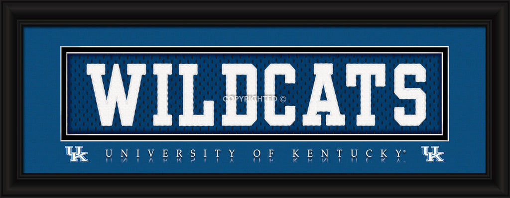 Kentucky Wildcats Print Slogan Style Stitched Uniform Wildcats