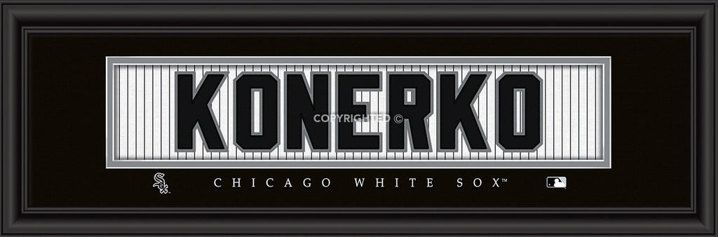 Chicago White Sox Paul Konerko Print Signature 8"x24"
