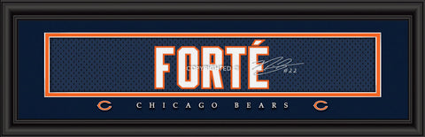 Chicago Bears Print 8x24 Signature Style Matt Forte