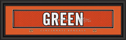 Cincinnati Bengals A.J. Green Print Signature 8"x24"