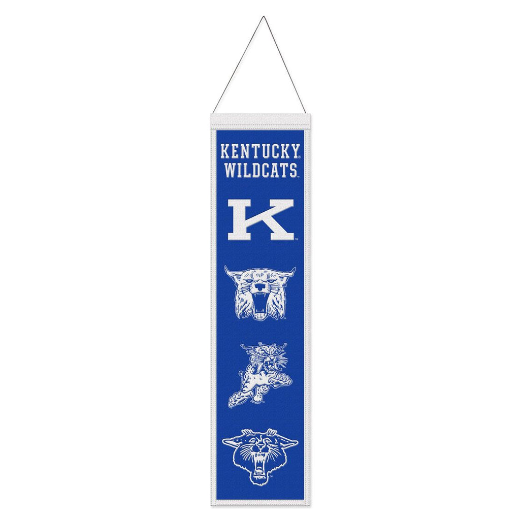 Kentucky Wildcats Banner Wool 8x32 Heritage Evolution Design Special Order