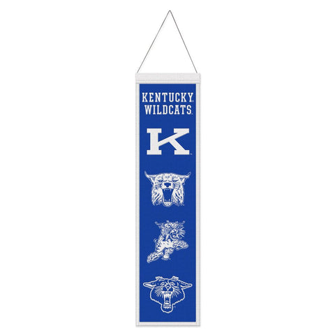 Kentucky Wildcats Banner Wool 8x32 Heritage Evolution Design Special Order