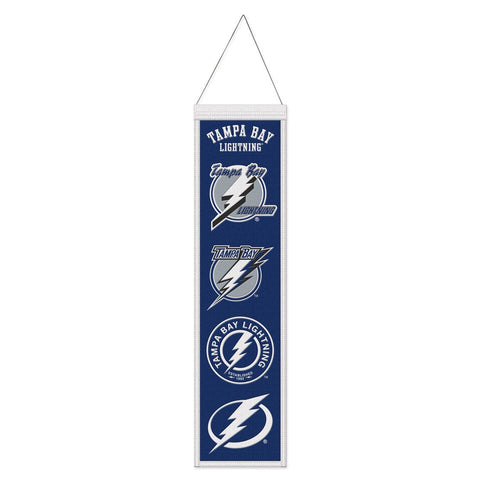 Tampa Bay Lightning Banner Wool 8x32 Heritage Evolution Design Special Order