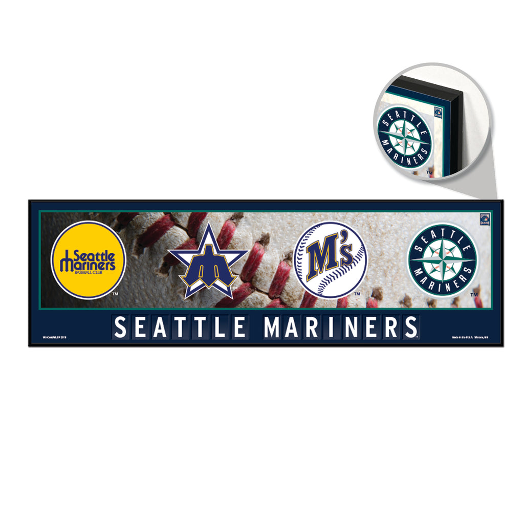 Seattle Mariners Sign 9x30 Wood Evolution