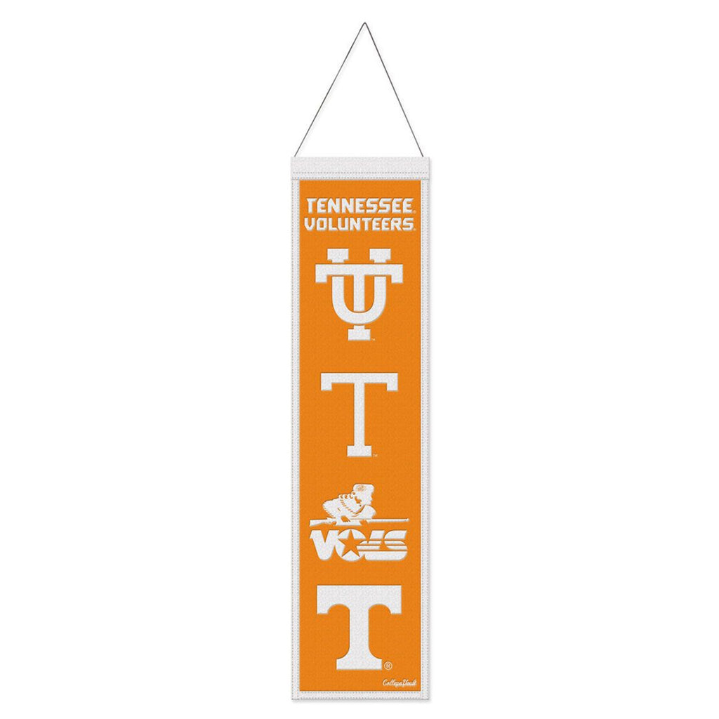 Tennessee Volunteers Banner Wool 8x32 Heritage Evolution Design