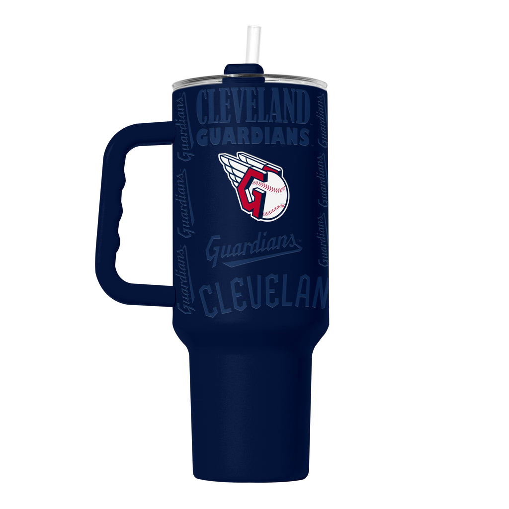 Cleveland Guardians Tumbler 40oz Powder Coat Replay