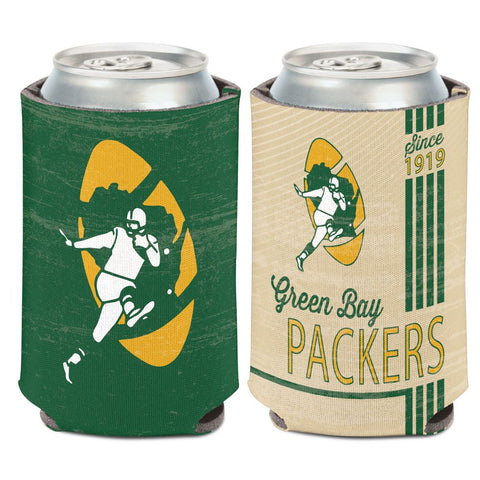 Green Bay Packers s Can Cooler Vintage Design
