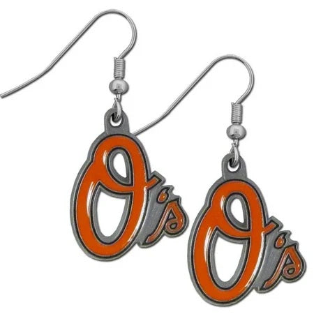 Baltimore Orioles Earrings Dangle Style