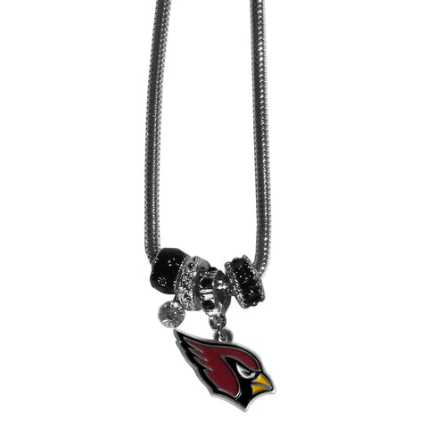 Arizona Cardinals Necklace Euro Bead Style Special Order