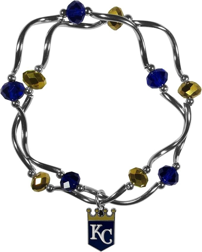 Kansas City Royals Bracelet Colored Bead CO