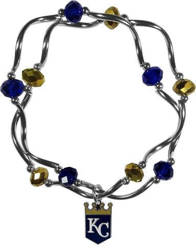 Kansas City Royals Bracelet Colored Bead CO