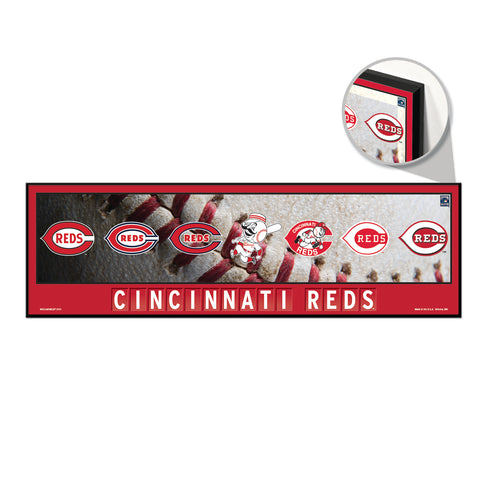 Cincinnati Reds Sign 9x30 Wood Evolution