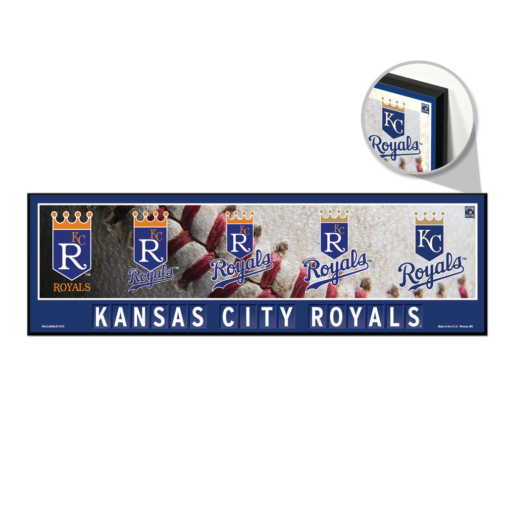 Kansas City Royals Sign 9x30 Wood Evolution