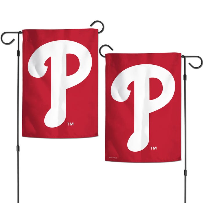 Philadelphia Phillies Flag 12x18 Garden Style 2 Sided Cap Logo Special Order
