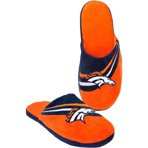Denver Broncos Slipper Big Logo Stripe 1 Pair CO
