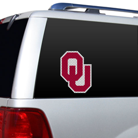 Oklahoma Sooners Window Film 12 Inch Die Cut