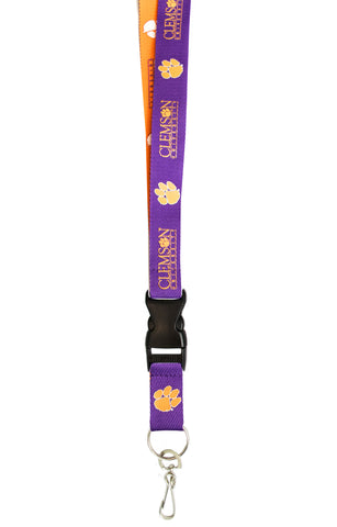 Clemson Tigers Lanyard Two Tone