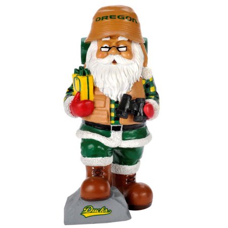 Oregon Ducks Garden Gnome Thematic Santa