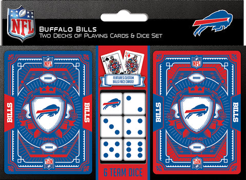 Buffalo Bills Playing Cards and Dice Set
