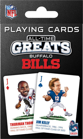 Buffalo Bills Playing Cards All Time Greats