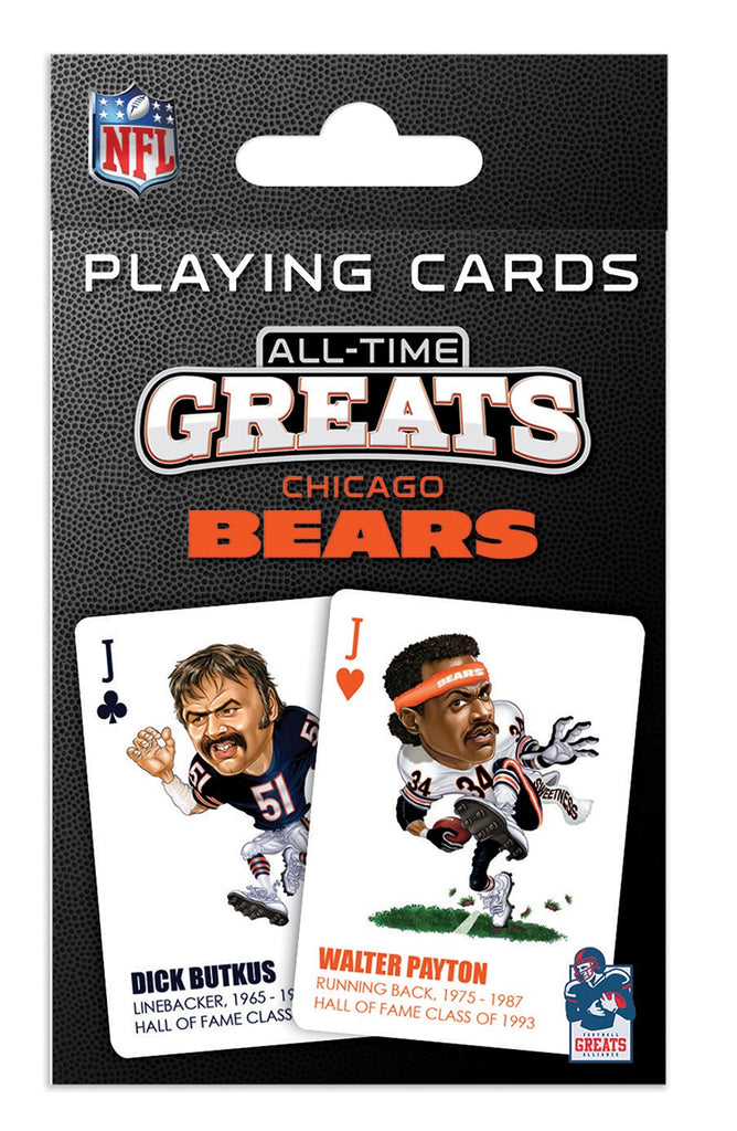 Chicago Bears Playing Cards All Time Greats