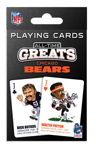 Chicago Bears Playing Cards All Time Greats