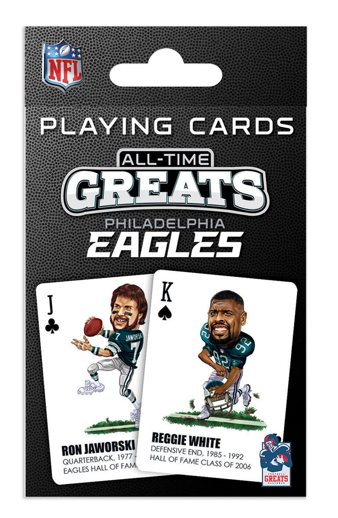 Philadelphia Eagles Playing Cards All Time Greats