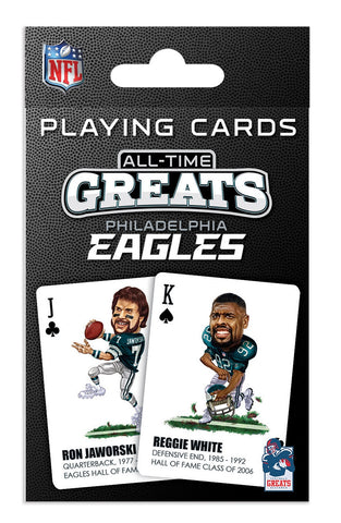 Philadelphia Eagles Playing Cards All Time Greats