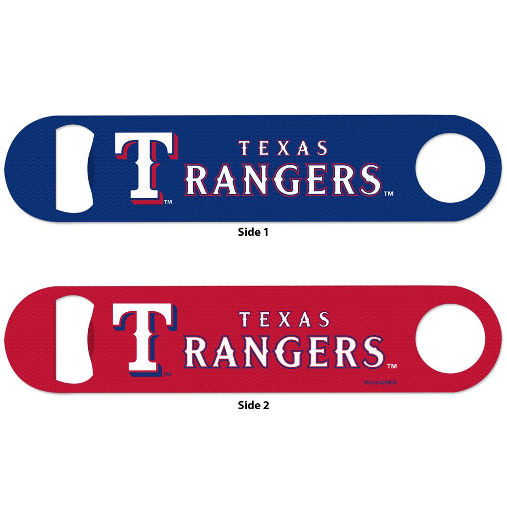 Texas Rangers Bottle Opener 2 Sided Special Order