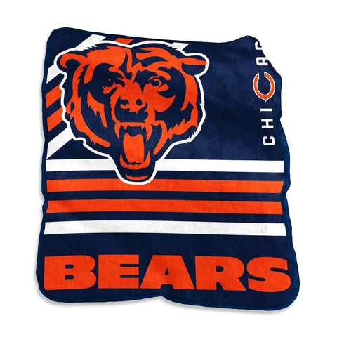 Chicago Bears Blanket 50x60 Raschel Throw