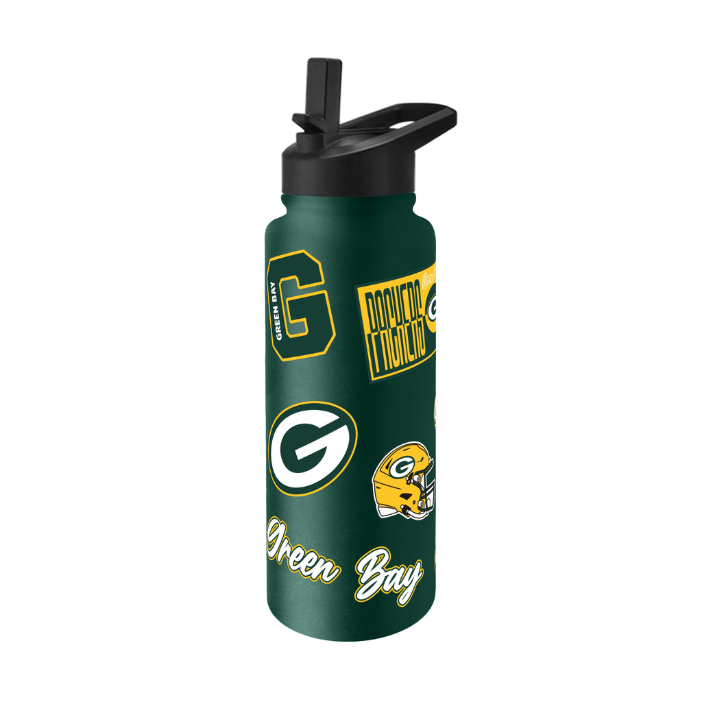 Green Bay Packers s Quencher Bottle 34oz Stainless Steel Dreamweave