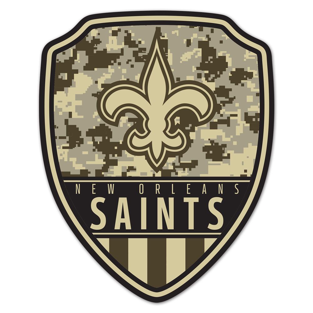 New Orleans Saints Sign Wood 11x14 Shield Shape