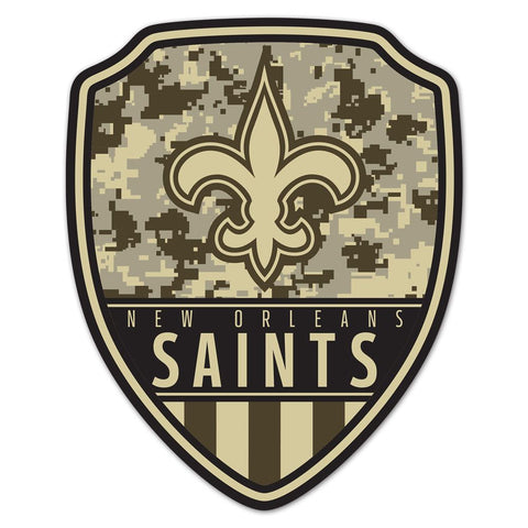New Orleans Saints Sign Wood 11x14 Shield Shape