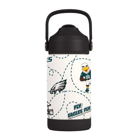 Philadelphia Eagles Kids Bottle 12oz Stainless Steel Mascot