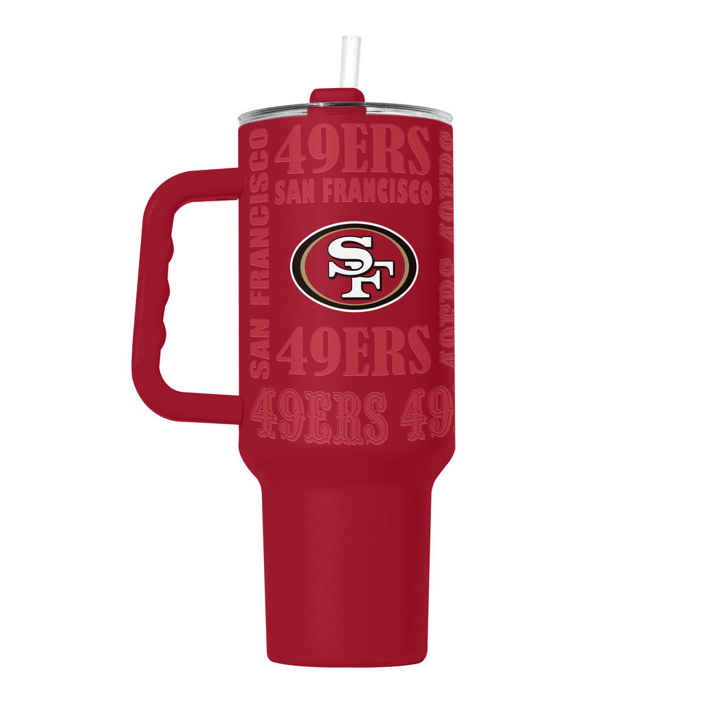 San Francisco 49ers Tumbler 40oz Powder Coat Replay