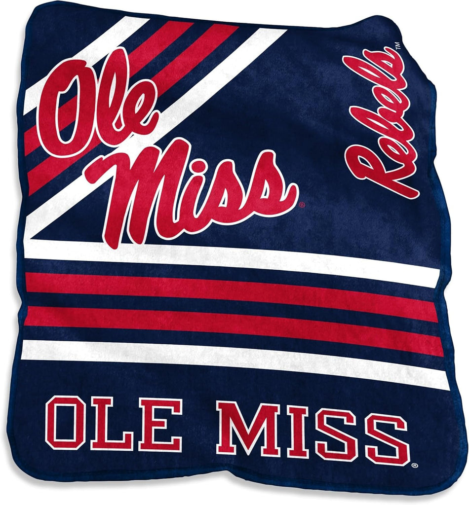 Ole Miss Rebels Blanket 50x60 Raschel Throw