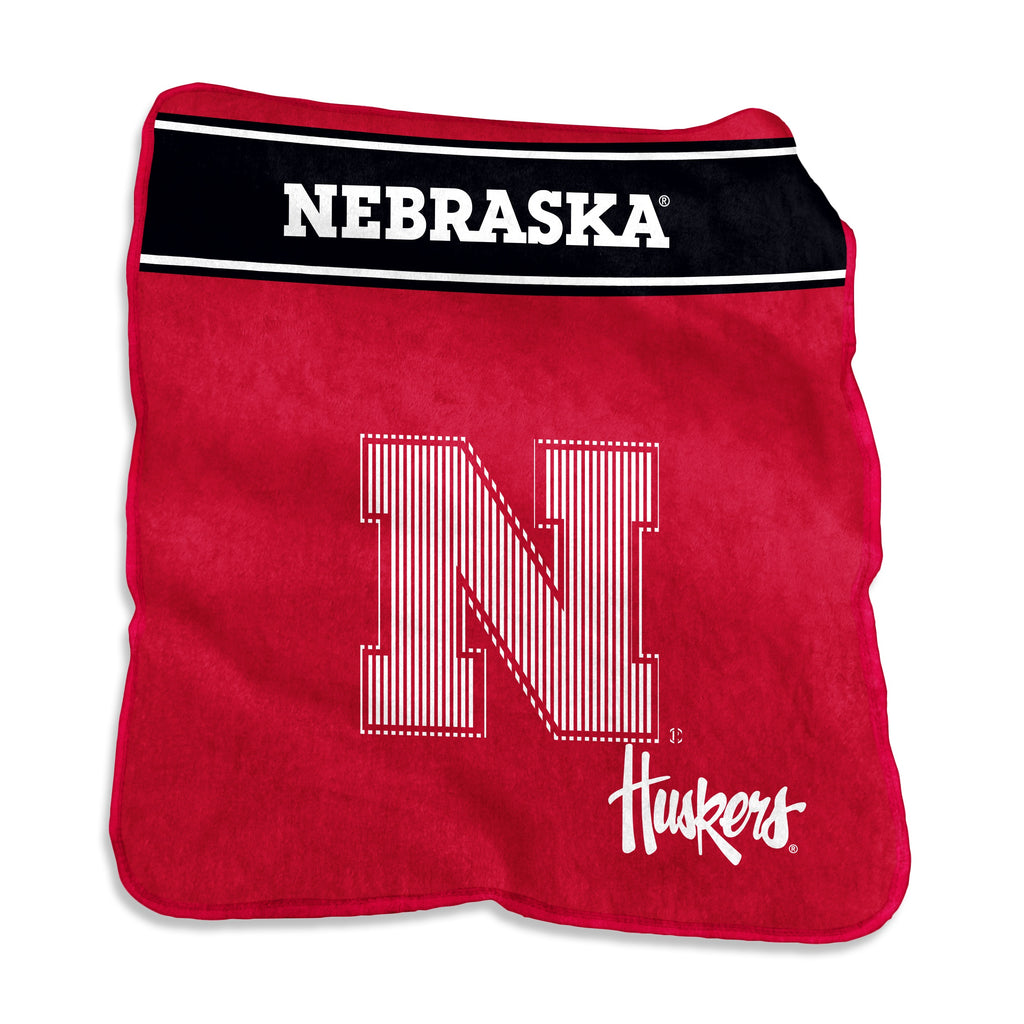 Nebraska Cornhuskers Blanket 60x80 Raschel Throw