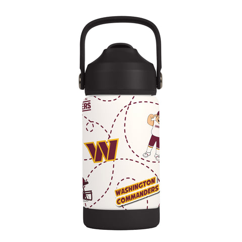 Washington Huskies Commanders Kids Bottle 12oz Stainless Steel Mascot