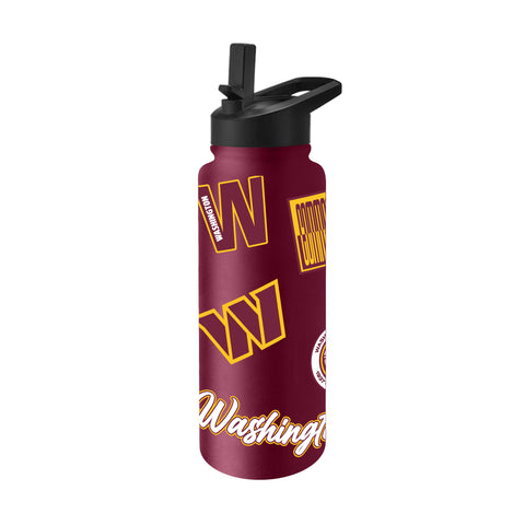 Washington Huskies Commanders Quencher Bottle 34oz Stainless Steel Dreamweave