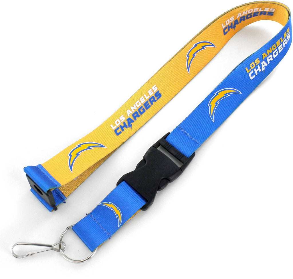 Los Angeles Chargers Lanyard Reversible Yellow/Blue