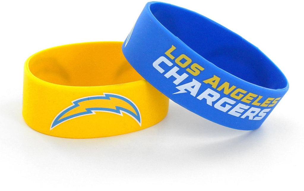 Los Angeles Chargers Bracelets 2 Pack Wide Alternate