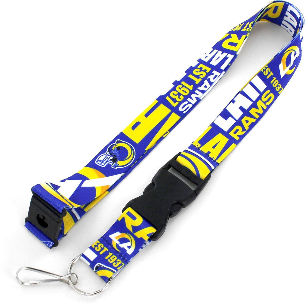 Los Angeles Rams Lanyard Breakaway Style Dynamic Design