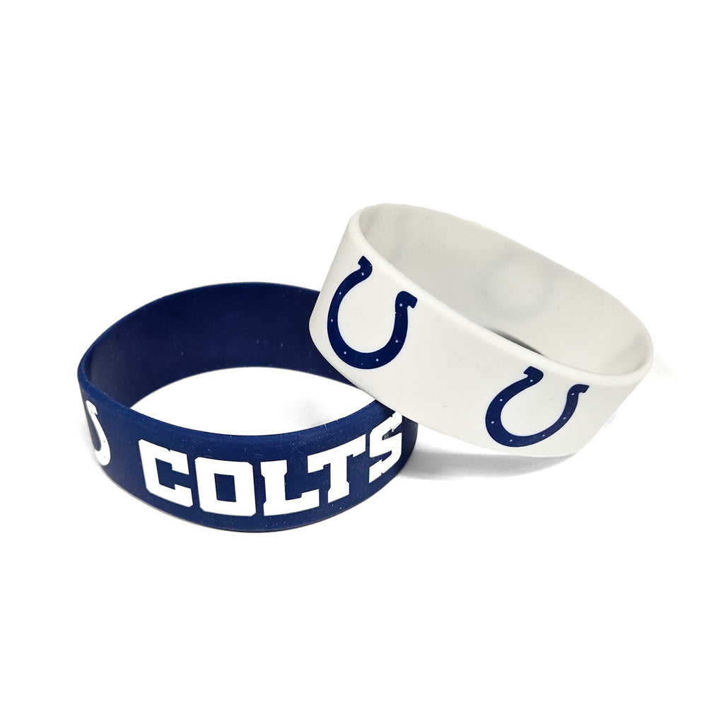 Indianapolis Colts Bracelets 2 Pack Wide